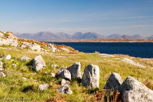 La vue qu'avait le moine Macdara sur son île