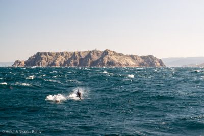 Les dauphins nous ont accompagnés dans notre descente de la Costa da Muerte
