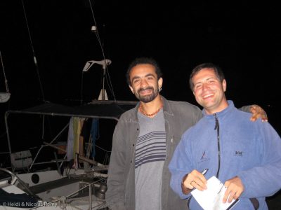 Fin de soirée avec Marcos, étudiant à Rio Grande. Ciao Brasil !