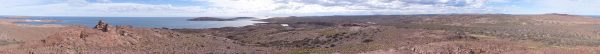 Autre vue prise de la rive est de la Caleta Horno