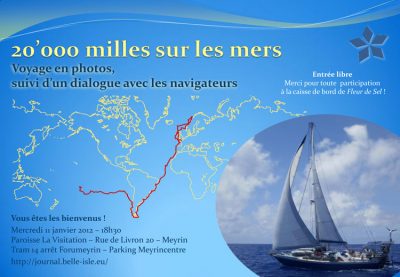 Invitation à notre présentation du mercredi 11 janvier 2012 à Meyrin