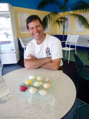 A Nelson nous avons goûté (avec gourmandise !) aux plaisirs de la ville…