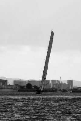 Quelle finesse ! Le gréement des Class America laisse rêveur...