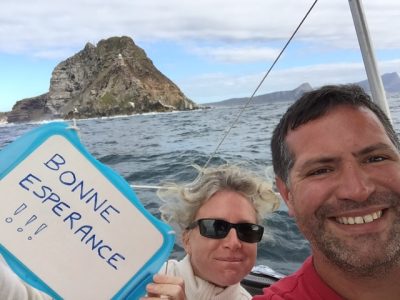 Fleur de Sel vient de doubler le Cap de Bonne-Espérance