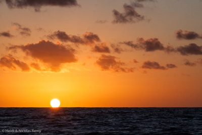 Le bonheur d'être en mer par beau temps...