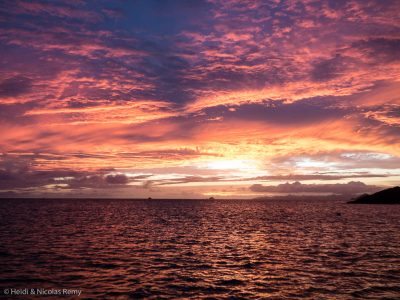 Magnifique coucher de soleil flamboyant Magnifique coucher de soleil flamboyant