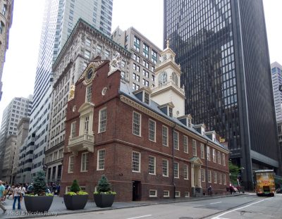 Le magnifique Old State House parait aujourd'hui perdu entre les gratte-ciel !