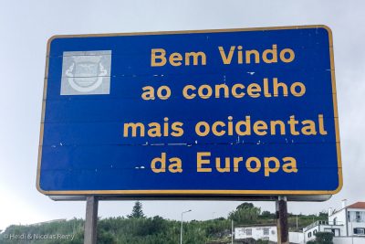 Lajes das Flores est la commune la plus à l'ouest, on vous l'avait dit !