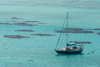 Fleur de Sel au mouillage aux Gambier (Polynésie Française) en 2011