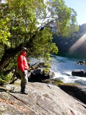 Exploration des Alice Falls (George Sound), bien vêtus pour nous protéger des sandflies
